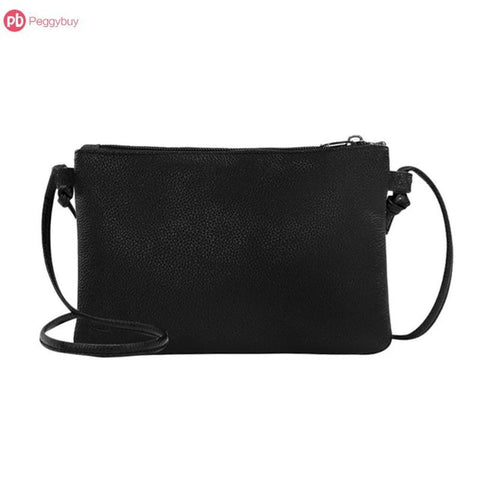 Women Clutch Soft  Leather Mini Messenger Bag Solid Color Crossbody Shoulder Bags Bolsos Mujer Bolsa Feminina