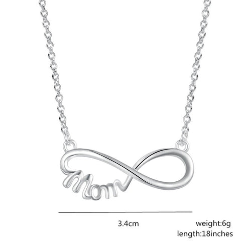 silver color gorgeous charm fashion charm heart wedding lady love necklace noble luxury 18 inches Silver jewelry , N270