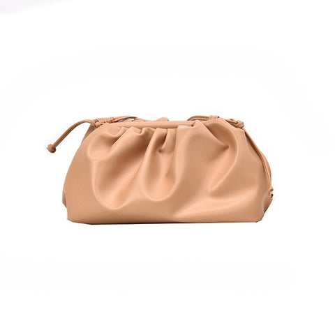 2019 New Ladies Dumplings Package Simple Solid Color Handbag Fashion Trend Wild Personality Shoulder Messenger Bag Purse