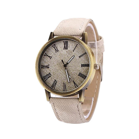 MEIBO Relojes Women Quartz Watches Denim Design Leather Strap Male Casual Wristwatch Relogio Masculino Ladies Watch female watch