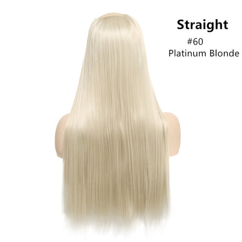 SARLA 24" 170g U-Part Clip in Hair Extension Straight & Wavy Ombre One Piece Head Long Natural False Synthetic Hairpieces