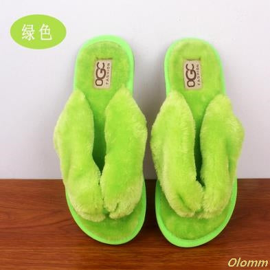 Spring Summer Autumn Winter Home Cotton Plush Slippers Women Indoor\ Floor Flat Shoes zapatos de mujer Free Shipping Wholesale