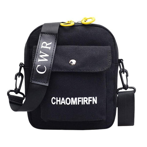 Letter Print Outdoor Sports Shoulder Messenger Handbags Casual Women Men Canvas Crossbody Bags 2019 Hot Selling