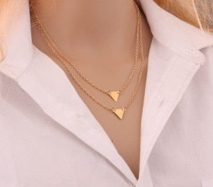 Fashion Jewelry Gold Color Star Moon Long Pendant Necklaces For Women Multiple Layers Chain Necklaces Hot Sale Bohemia Style