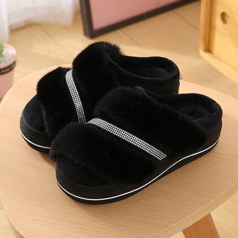 Rhinestone Women Slippers Flip Flops Summer Slides Women Shoes Crystal Diamond Bling Beach Slides Sandals Casual Shoes Slip On