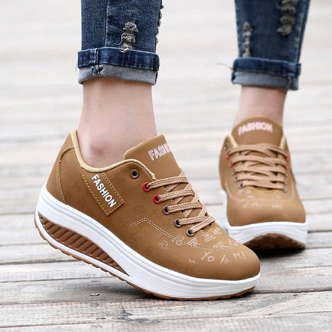 Women sneakers wimen shoes 2019 fashion breathable mesh casual shoes woman lace-up sneakers women shoes zapatos de mujer