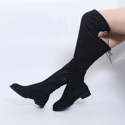 Sexy Over-The-Knee Boots Women Boots Female Winter Shoes Women Suede Long Boots Ladies Thigh High Boots Bota Women Botas Mujer