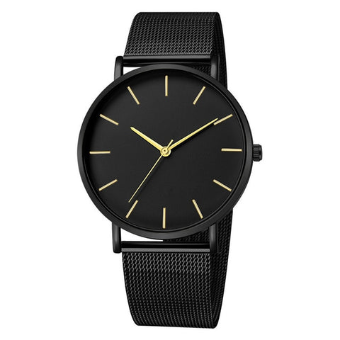 Fashion Reloj Mujer Quartz Watch Simple Montre Femme Women Mesh Stainless Steel Bracelet Casual Wrist Watch Metal Hours Relogio