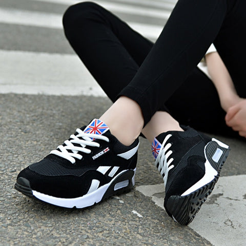 Dropshipping 2019 New Fashion Women Sneakers Trainers Sneakers Women Casual Shoes Grils Wedges Canvas Shoes  XYZ155