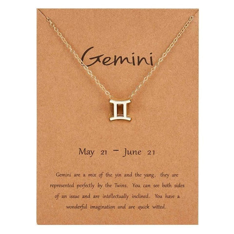 Belleper 12 Constellation Zodiac Sign Necklace For Women Silver Jewelry Leo Libra Aries Pendant Horoscope Astrology Necklace