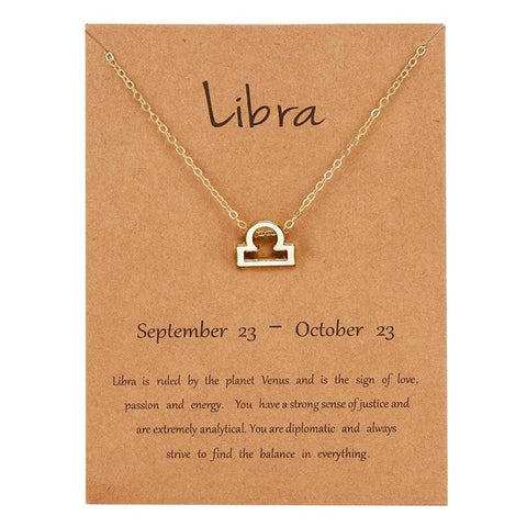 Belleper 12 Constellation Zodiac Sign Necklace For Women Silver Jewelry Leo Libra Aries Pendant Horoscope Astrology Necklace