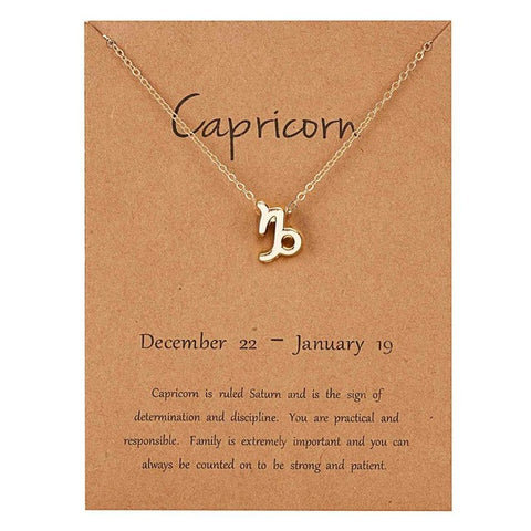 Belleper 12 Constellation Zodiac Sign Necklace For Women Silver Jewelry Leo Libra Aries Pendant Horoscope Astrology Necklace