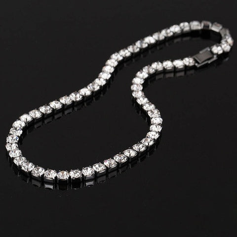 New Elegant Dazzling CZ Diamonds Choker Necklace Luxury Tennis Chain Necklace For Women Jewelry Gift