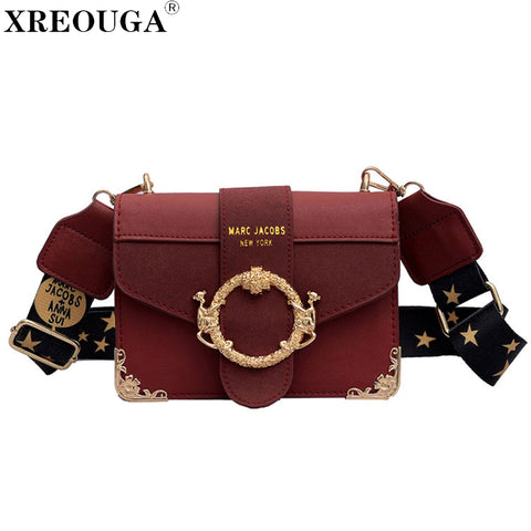 Famous Brand Women Messenger Bag Broadband Shoulder Bag Fashion Small Square Bag Luxury Handbag Female Bags Designer Bolso Mujer