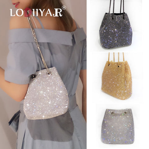 Women Diamonds Bag Rhinestone Shoulder Bags Ladies Purse Handbags Party/Evening/Wedding Bags Clutches Crossbody Shoulder Bags