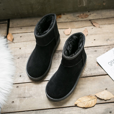 Women Boots Ankle Boots for Womens Platform Female Girl Fur Boots Furry Snow Boots Winter Shoes