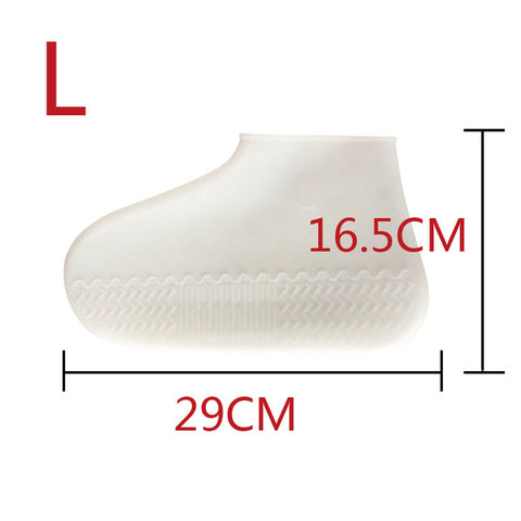 Outdoor Latex Shoe Cover Cycling Rainy Day Waterproof Thickening Non-slip Wear Foot Cover Overshoes Silicone Shoe Covers Protect