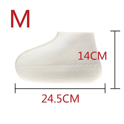 Outdoor Latex Shoe Cover Cycling Rainy Day Waterproof Thickening Non-slip Wear Foot Cover Overshoes Silicone Shoe Covers Protect
