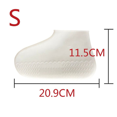 Outdoor Latex Shoe Cover Cycling Rainy Day Waterproof Thickening Non-slip Wear Foot Cover Overshoes Silicone Shoe Covers Protect