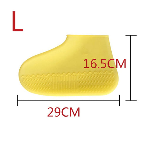 Outdoor Latex Shoe Cover Cycling Rainy Day Waterproof Thickening Non-slip Wear Foot Cover Overshoes Silicone Shoe Covers Protect