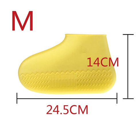 Outdoor Latex Shoe Cover Cycling Rainy Day Waterproof Thickening Non-slip Wear Foot Cover Overshoes Silicone Shoe Covers Protect