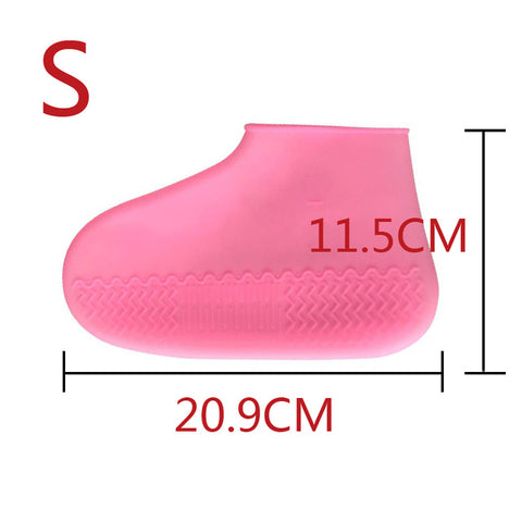Outdoor Latex Shoe Cover Cycling Rainy Day Waterproof Thickening Non-slip Wear Foot Cover Overshoes Silicone Shoe Covers Protect