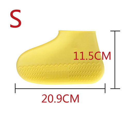 Outdoor Latex Shoe Cover Cycling Rainy Day Waterproof Thickening Non-slip Wear Foot Cover Overshoes Silicone Shoe Covers Protect