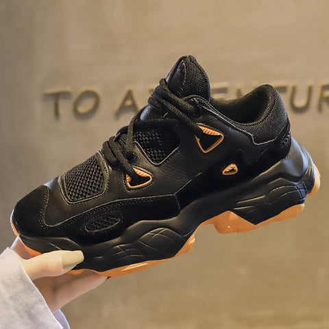 White Woman Casual Women's Platform Breathable 2019 Sneakers for Women Fashion Mesh Sneakers Women Vulcanize Shoes Women Sneaker