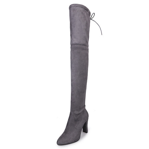 Sexy Over-The-Knee Boots Women Boots Female Winter Shoes Women Suede Long Boots Ladies Thigh High Boots Bota Women Botas Mujer