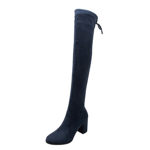 Sexy Over-the-knee Boots Women Boots 2019 Hot Women Shoes Platform High Heels Knee-high Boots Female Winter Boot Plus Size 35-47