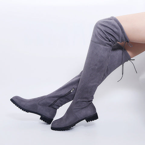 Sexy Over-The-Knee Boots Women Boots Female Winter Shoes Women Suede Long Boots Ladies Thigh High Boots Bota Women Botas Mujer