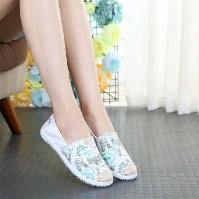 Marlisasa Women High Quality Comfortable Spring Slip on Canvas Shoes Lady Casual Stylish Summer Shoes Zapatos De Mujer F214