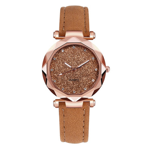 Womens watches Ladies fashion Colorful Ultra-thin leather rhinestone analog quartz watch Female Belt Watch YE1