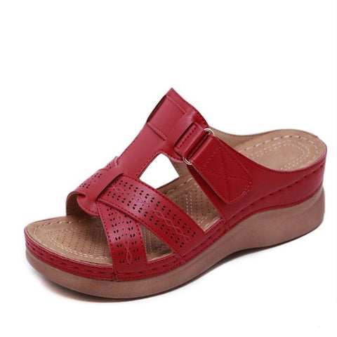 2019 Summer Women Flat Sandals Buckle Strap Ladies Slides Comfortable Home Beach Slip on Wedges Shoes Plus Female Slippers