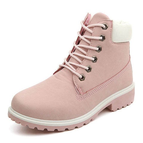 2019 New Women Boots Female Winter Boots For Martin Boots Dr Ankle Boots For Women Winter Shoes Women Booties Plus Size 42 43