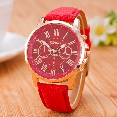 Luxury Brand Leather Quartz Watch Women Men Ladies Fashion Wrist Watch Wristwatches Clock relogio feminino masculino 8O73