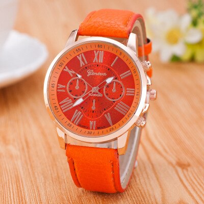 Luxury Brand Leather Quartz Watch Women Men Ladies Fashion Wrist Watch Wristwatches Clock relogio feminino masculino 8O73