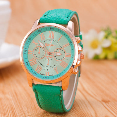 Luxury Brand Leather Quartz Watch Women Men Ladies Fashion Wrist Watch Wristwatches Clock relogio feminino masculino 8O73