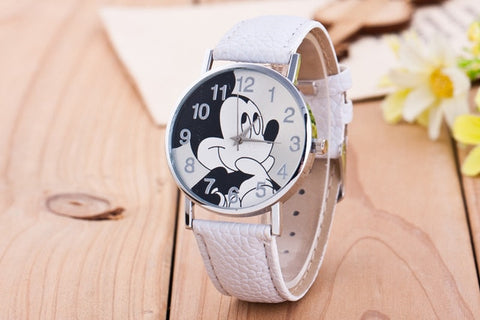 2018 New Fashion Watches Children Women Ladies Girl Leather Quartz Watch Kids Wrist Watch Clock cartoon female relogio feminino