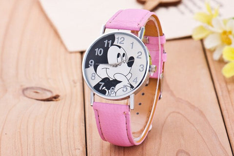 2018 New Fashion Watches Children Women Ladies Girl Leather Quartz Watch Kids Wrist Watch Clock cartoon female relogio feminino