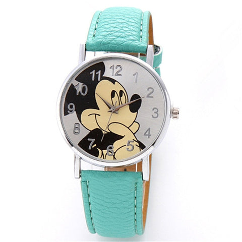 2018 New Fashion Watches Children Women Ladies Girl Leather Quartz Watch Kids Wrist Watch Clock cartoon female relogio feminino