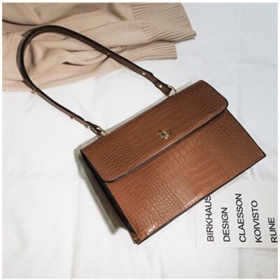 Large Capacity Alligator Women's Messenger Bags for Women Chic Multipurpose Lady Shoulder Bags Casual Pu Leather Crossbody Bags