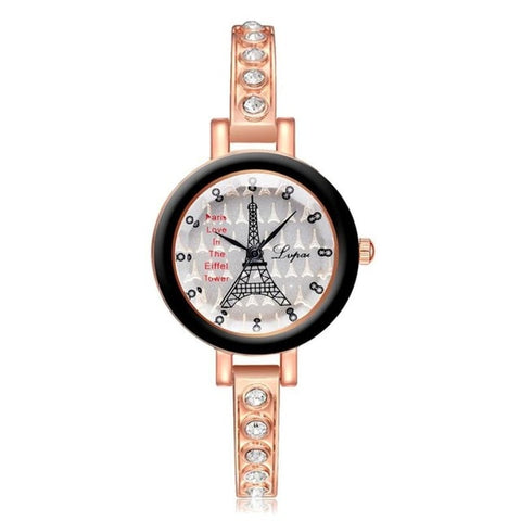 Ladies Elegant Wrist Watches Women Bracelet Rhinestones Analog Quartz Watch Analog Quartz Women Wristwatch Gift Dropshipping