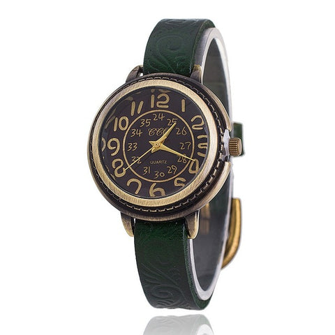 Vintage Cow Leather Watch High Quality Antique Women Wrist Watch Casual Quartz Watch Relogio Feminino BW1353