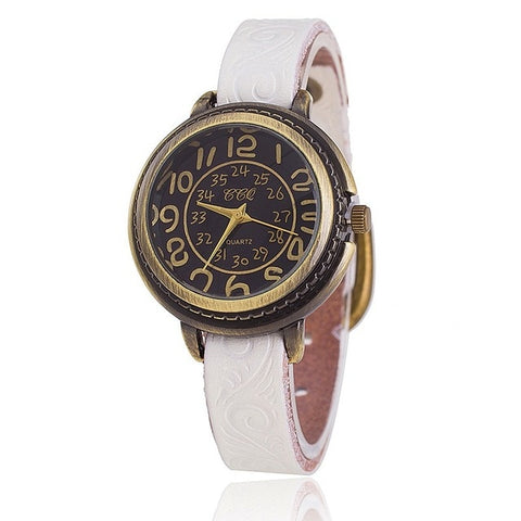 Vintage Cow Leather Watch High Quality Antique Women Wrist Watch Casual Quartz Watch Relogio Feminino BW1353