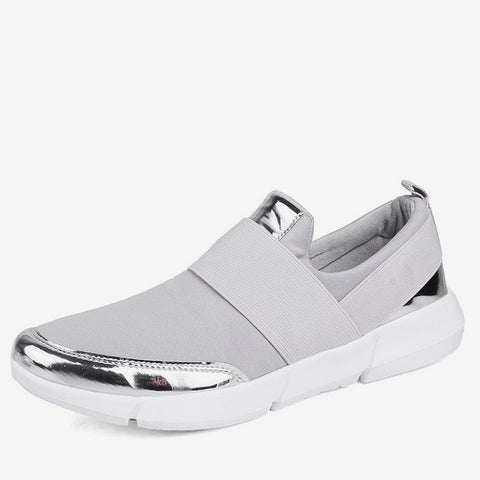 Spring Autumn Women Slip On Loafers Ladies Casual Comfortable Flats Female Breathable Stretch Cloth Shoes Fashion Zapatillas
