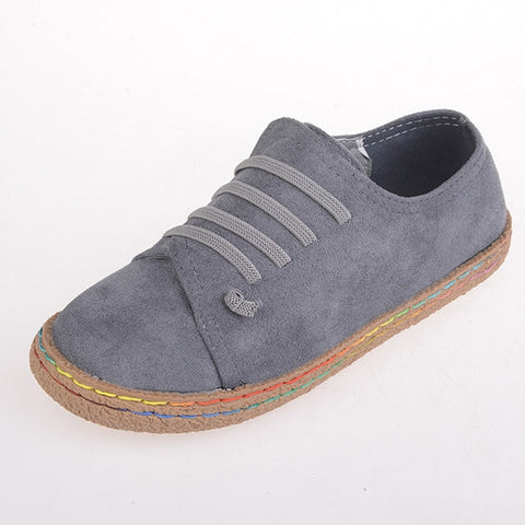 New Spring Women Flats Shoes Loafers Round Toe Wide Shallow Slip-on Casual Lady Flats Shoes Oxford Shoes For Women