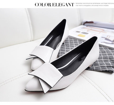 2019 Leather Flat Shoes pointed toe With low Woman Loafers Cowhide Spring Casual Shoes Women Flats Women Shoes M812