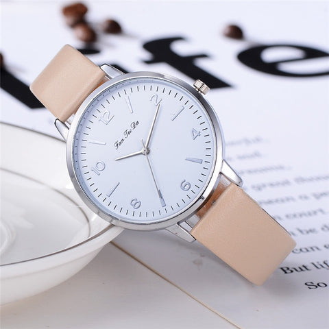 New Watches Women Top brand Fashion ladies Watches Leather women Analog Quartz Wrist Watch Fashion Clock relogio feminino #D