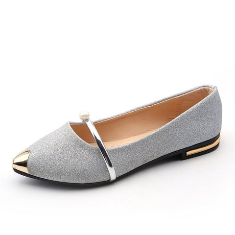 Brand Ksyoocur 2019 Spring New Ladies Flat Shoes Casual Women Shoes Comfortable Pointed Toe Flat Shoes 18-012